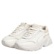 Dolce & Gabbana White DAYMASTER Calf Leather Sneakers Shoes
