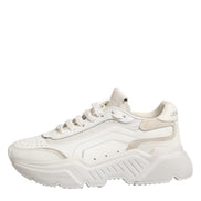 Dolce & Gabbana White DAYMASTER Calf Leather Sneakers Shoes