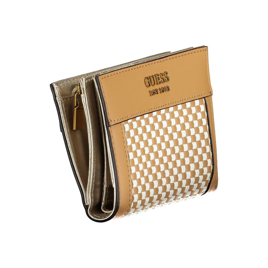 Guess Jeans Marrone Poliuretano Women Wallet