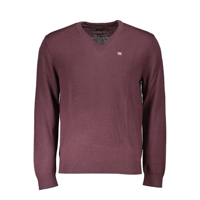 Napapijri Rosso Wool Men Sweater