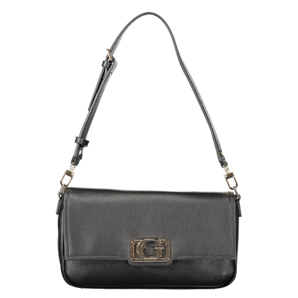 Γυναικεία Τσάντα Guess Jeans Nero Πολυουρεθάνης
