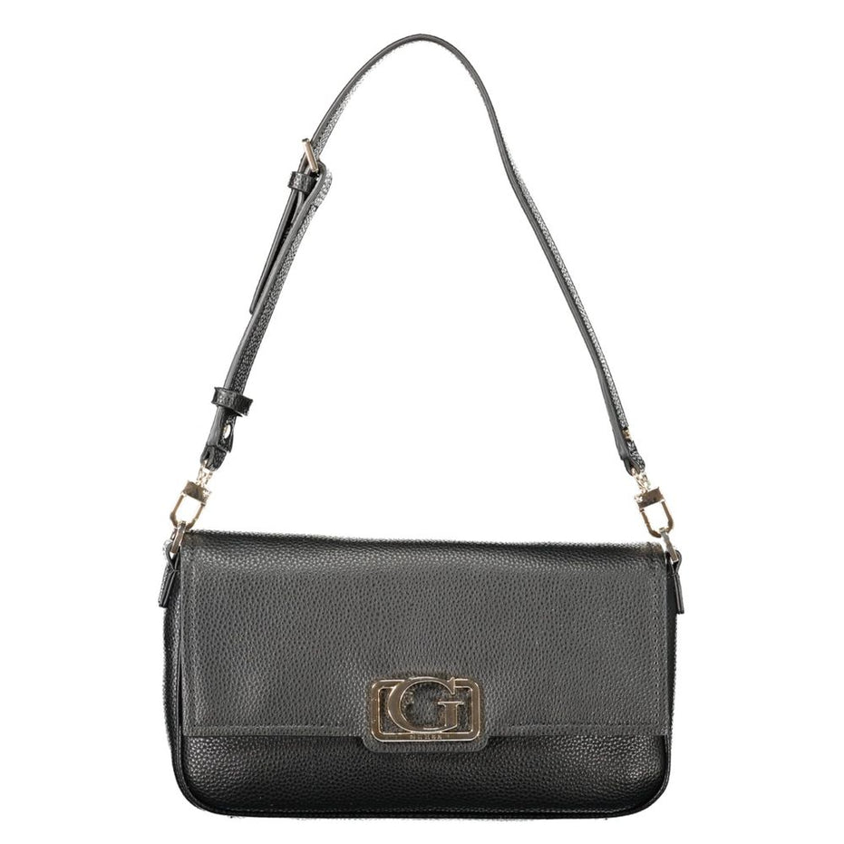 Γυναικεία Τσάντα Guess Jeans Nero Πολυουρεθάνης