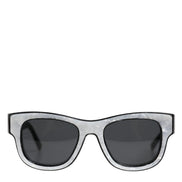 Dolce & Gabbana Pearl White Acetate Frame Domenico Deep Shades Sunglasses