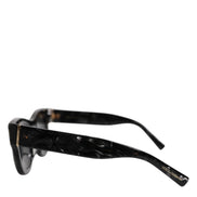 Dolce & Gabbana Pearl White Acetate Frame Domenico Deep Shades Sunglasses