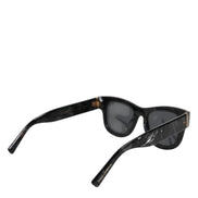 Dolce & Gabbana Pearl White Acetate Frame Domenico Deep Shades Sunglasses