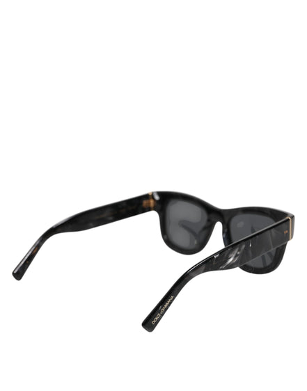 Dolce & Gabbana Pearl White Acetate Frame Domenico Deep Shades Sunglasses