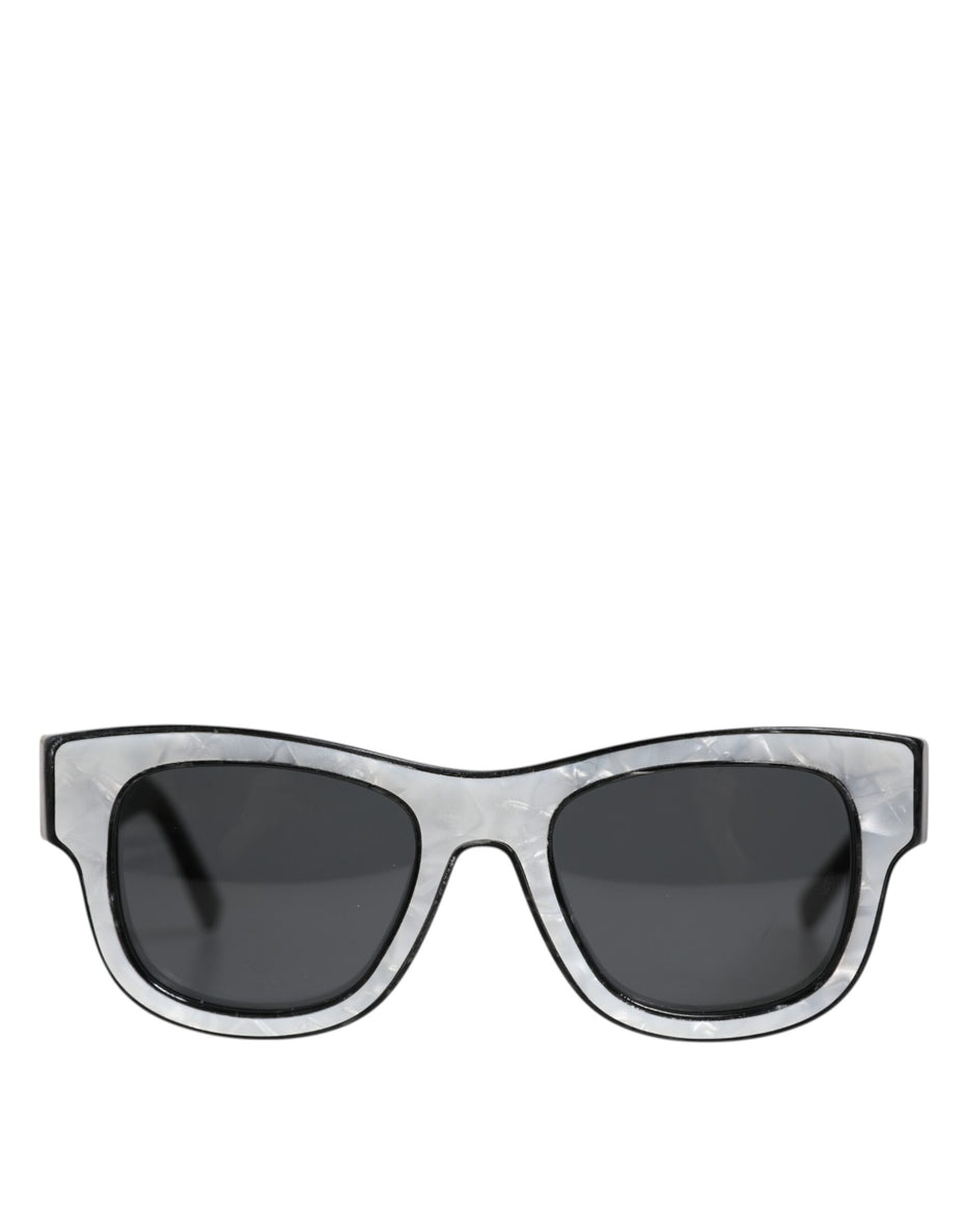Γυαλιά Ηλίου Dolce & Gabbana DG4379 Domenico Shade με Περλέ Λευκό Κοκάλινο Σκελετό