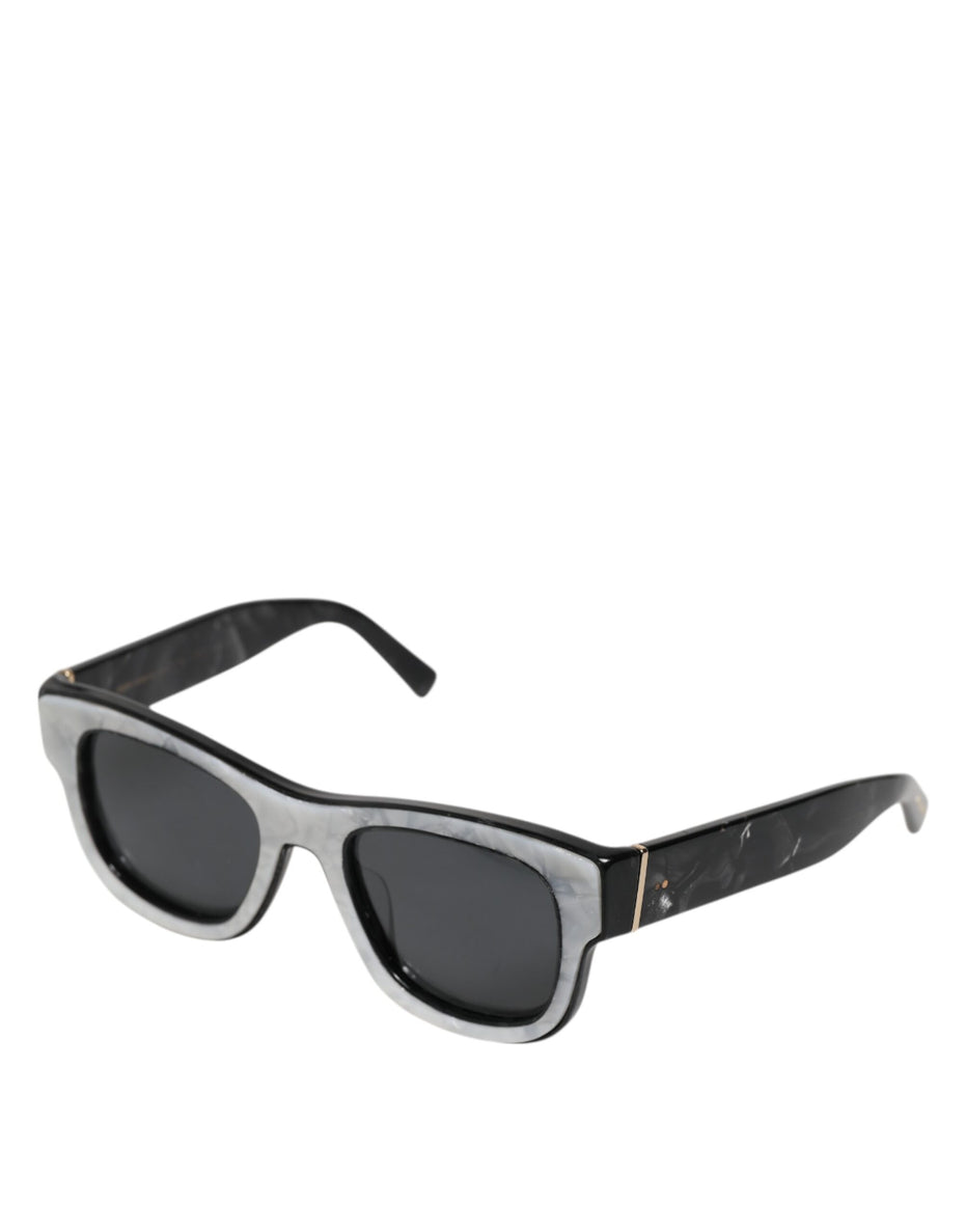 Γυαλιά Ηλίου Dolce & Gabbana DG4379 Domenico Shade με Περλέ Λευκό Κοκάλινο Σκελετό