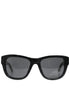 Dolce & Gabbana Black Leather Frame DG4177 Tinted Lens Sunglasses