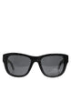 Dolce & Gabbana Black Leather Frame DG4177 Tinted Lens Sunglasses