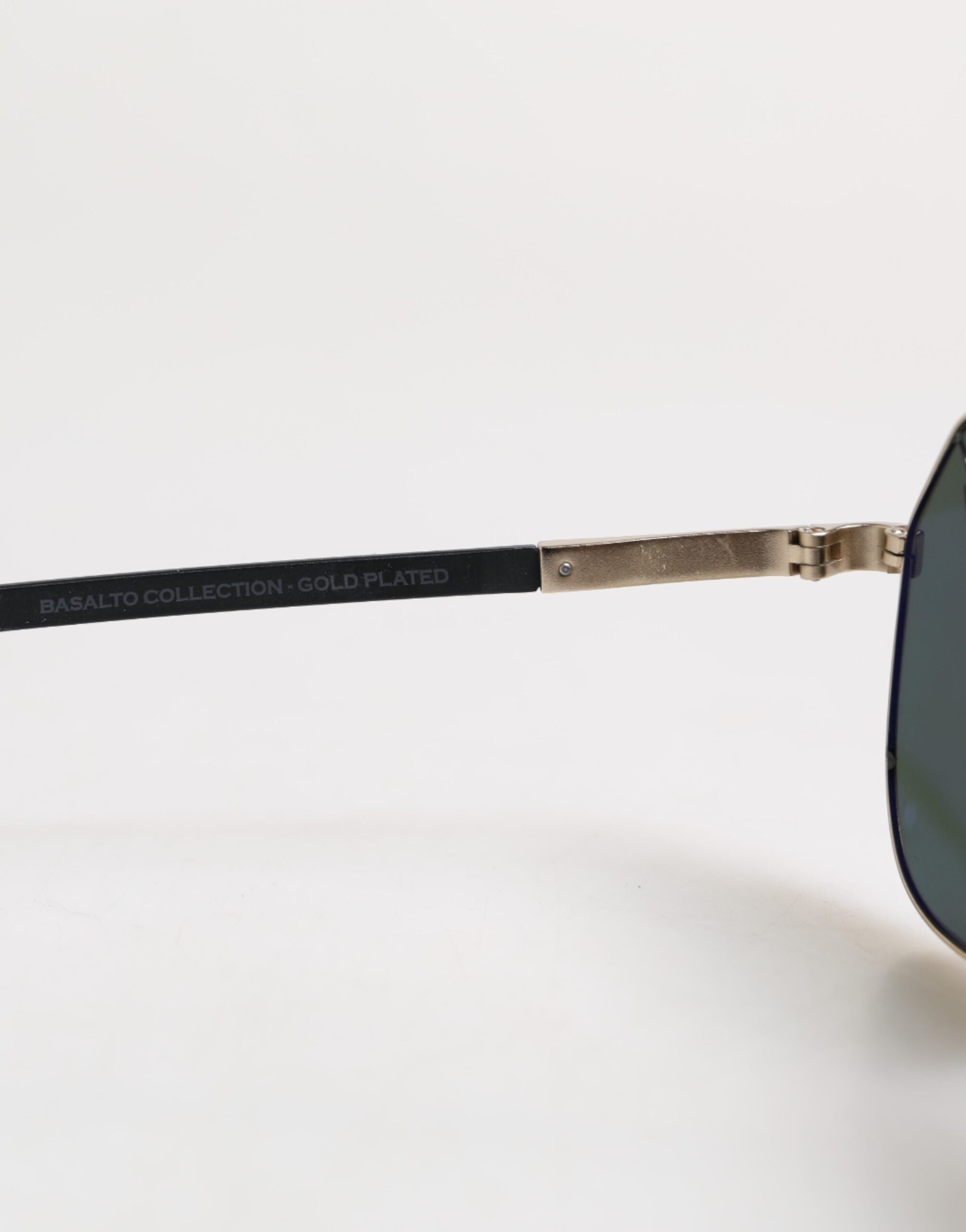 Dolce & Gabbana Μαύρα Ηλιογένια Γυαλιά Ηλίου DG2133K από Ανοξείδωτο Ατσάλι, Επιχρυσωμένα με 18K Χρυσό και Πολωτικούς Φακούς