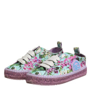 Dolce & Gabbana Multicolor Canvas Espadrilles Sneakers Shoes