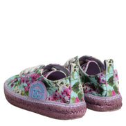 Dolce & Gabbana Multicolor Canvas Espadrilles Sneakers Shoes