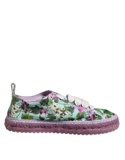 Dolce & Gabbana Πολύχρωμα Υφασμάτινα Εσπαντρίγιες Αθλητικά Παπούτσια