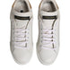 Dolce & Gabbana White Gold Leather Low Top Sneakers Shoes