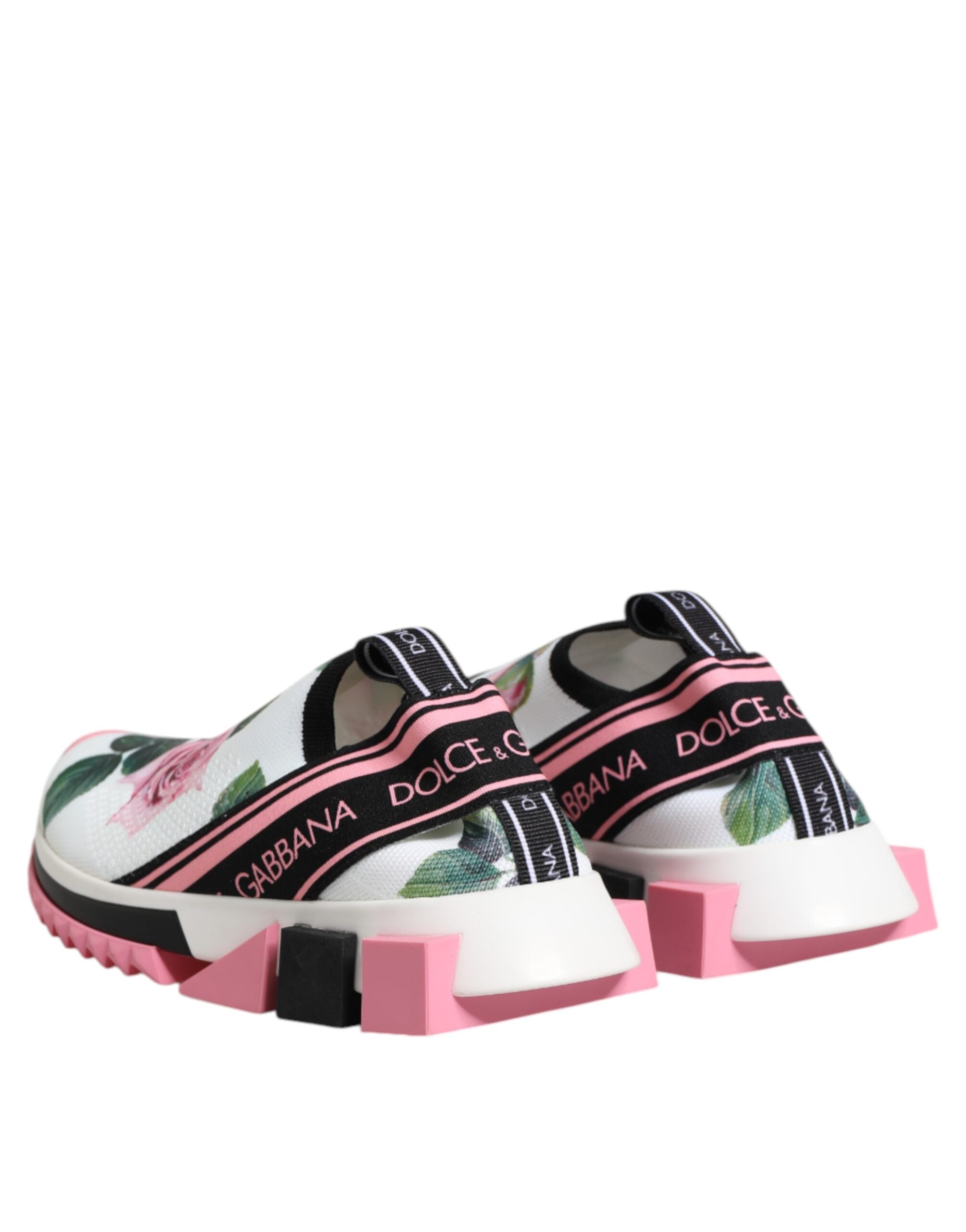 Dolce & Gabbana Αθλητικά Παπούτσια Sorrento με Σχέδιο Λευκό Τριαντάφυλλο