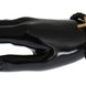 Nialaya Matte Onyx Stone Gold CZ Cross 925 Silver Bracelet