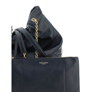Saint Laurent Black Lamb Ovis Aries Aries Shoulder Bag