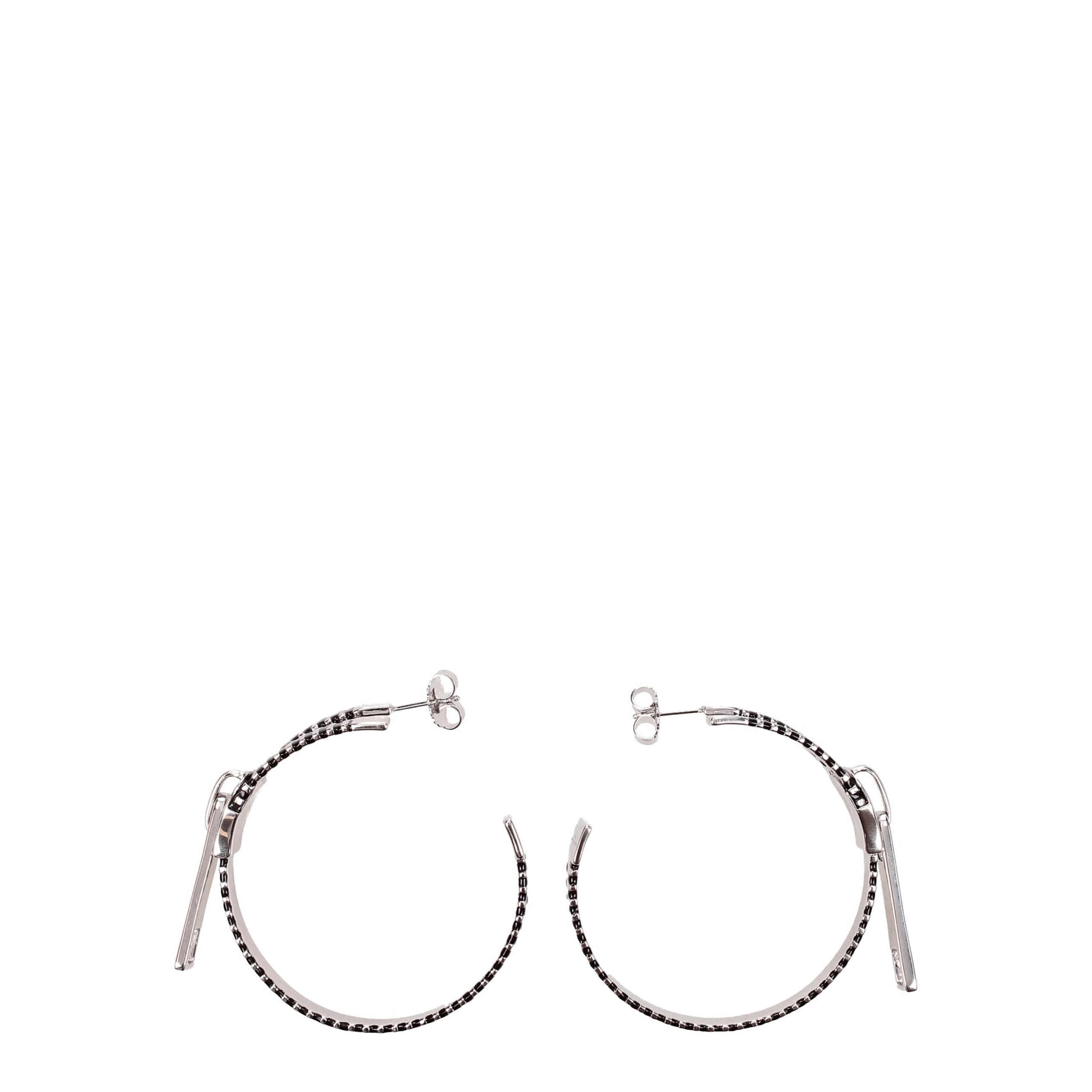 Γκρι Ασημί Σκουλαρίκια Marc Jacobs