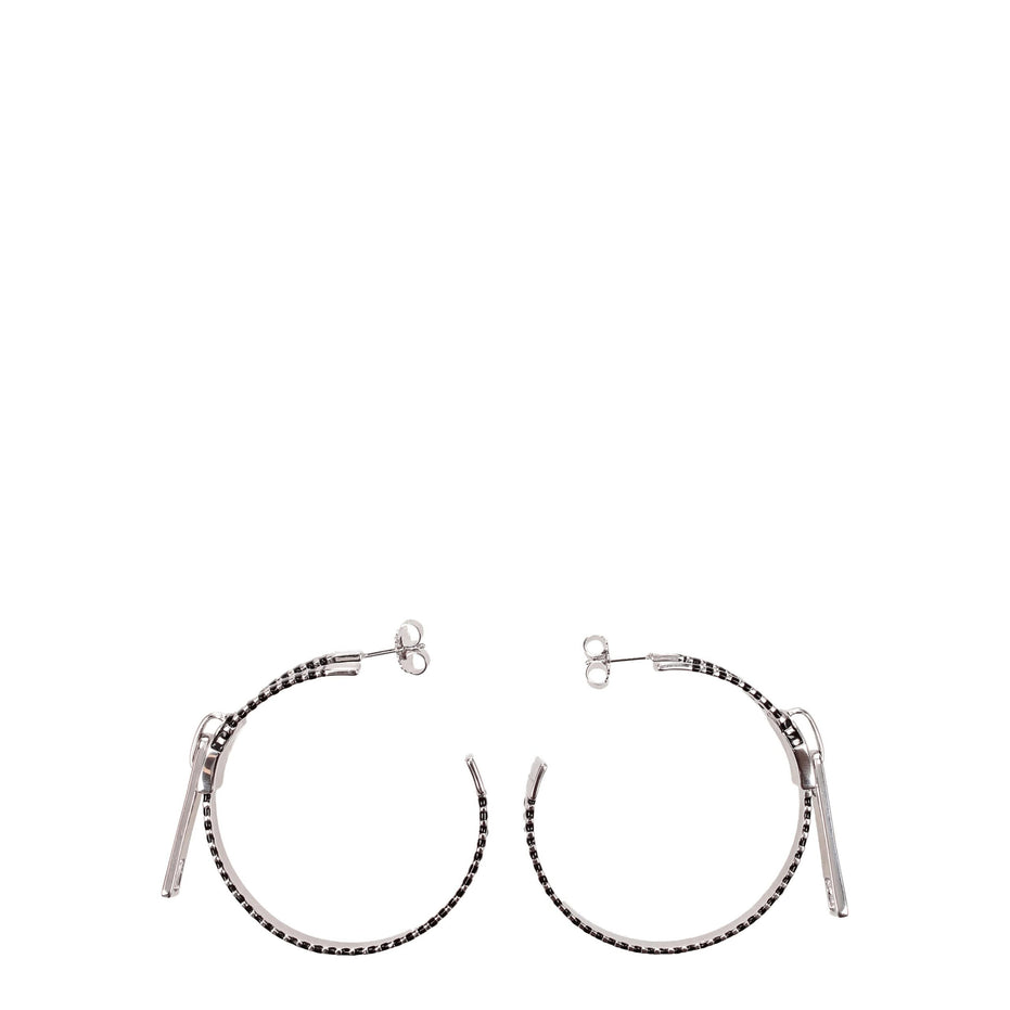 Γκρι Ασημί Σκουλαρίκια Marc Jacobs