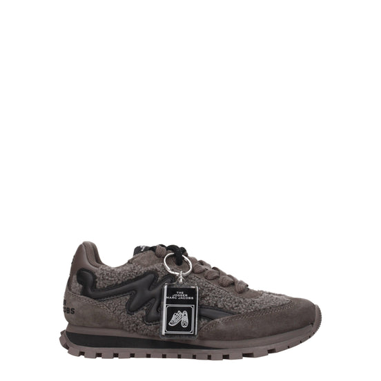 Chunky sneakers Marc Jacobs από γκρι γούνα