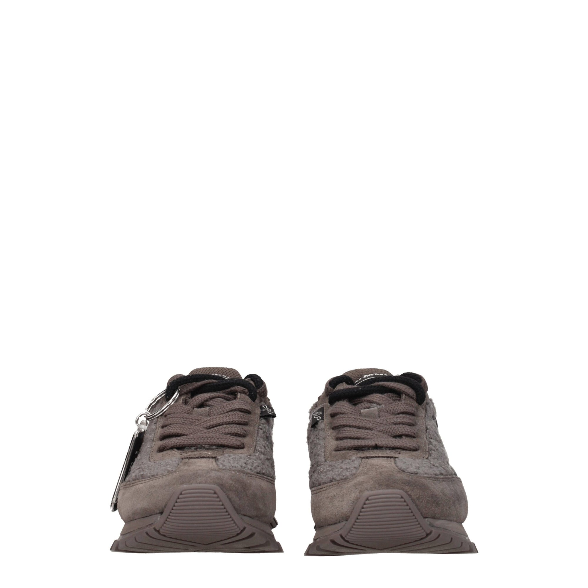 Chunky sneakers Marc Jacobs από γκρι γούνα
