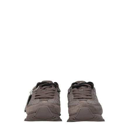 Chunky sneakers Marc Jacobs από γκρι γούνα