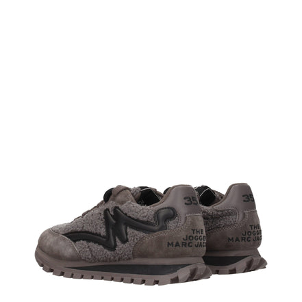 Chunky sneakers Marc Jacobs από γκρι γούνα