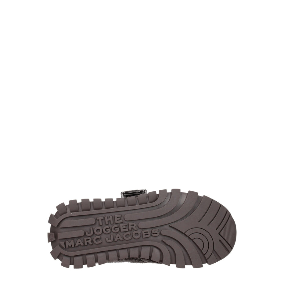 Marc Jacobs Gray Fur Chunky Sneakers