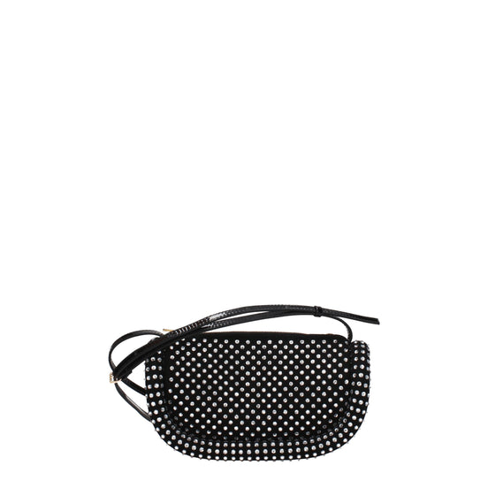 Τσάντα crossbody J.W.Anderson από μαύρο δέρμα