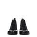 Jil Sander Black Fabric High Top Sneakers