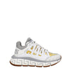 Αθλητικά Sneakers Versace από Μπλε Ύφασμα