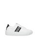 Μπλε δερμάτινα sneakers χαμηλού ύψους Versace