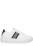 Μπλε δερμάτινα sneakers χαμηλού ύψους Versace
