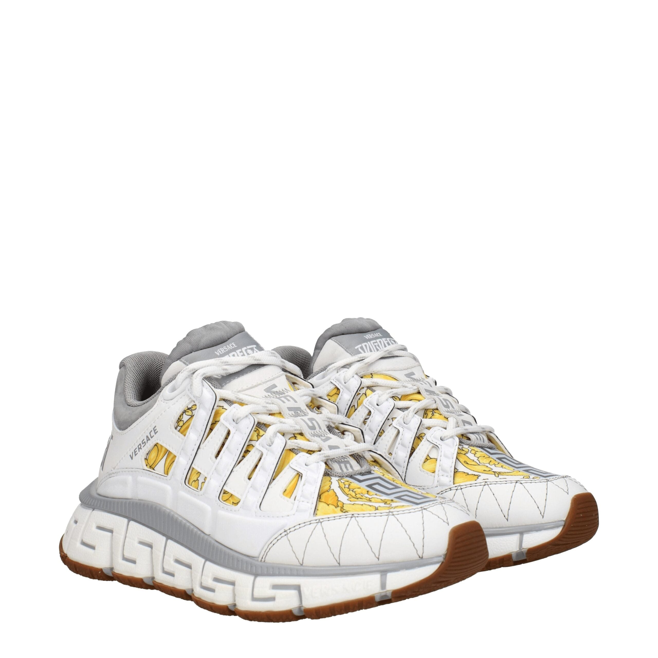 Αθλητικά Sneakers Versace από Μπλε Ύφασμα
