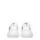 Μπλε δερμάτινα sneakers χαμηλού ύψους Versace