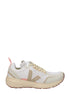 Veja Beige Fabric Athletic Sneakers