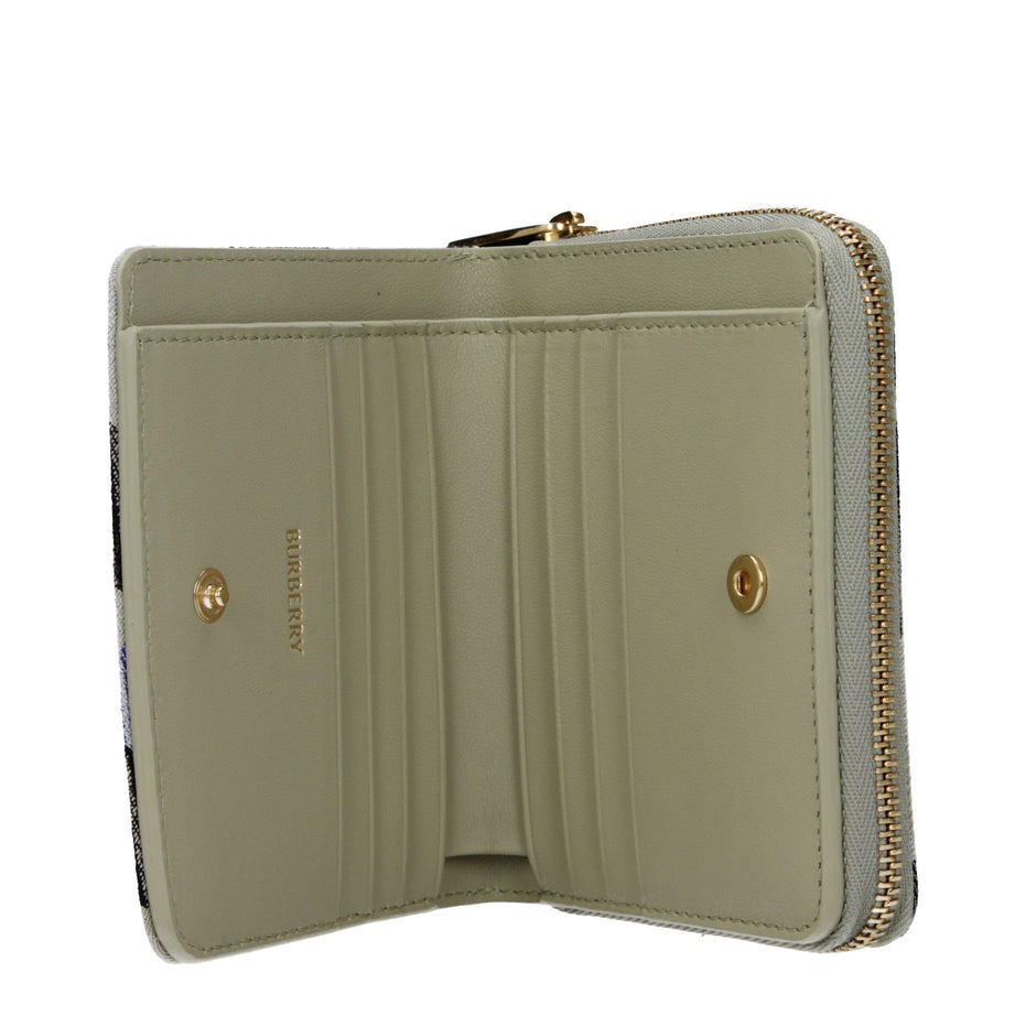 Burberry Beige Fabric Wallet