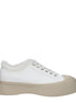 Marni White Leather Low Top Sneakers