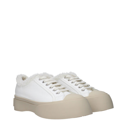Marni Μπλε Δερμάτινα Low Top Sneakers