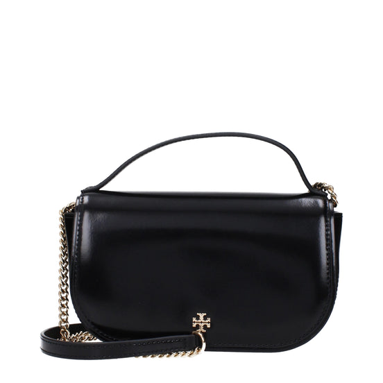 Τσάντα Χειρός Tory Burch Μαύρο Δέρμα