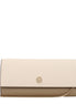 Tory Burch Beige Leather Clutch Bag