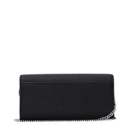 Τσάντα Tory Burch μαύρη clutch από δέρμα
