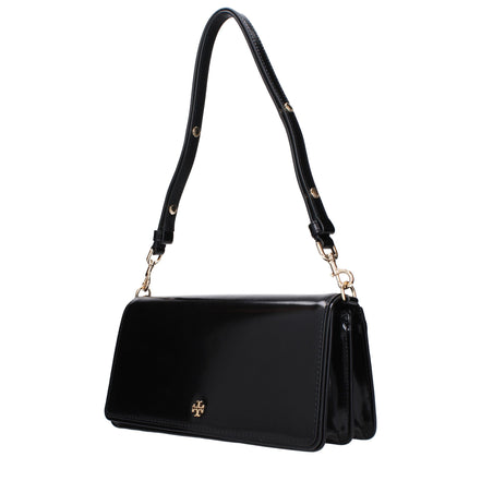 Τσάντα Ώμου Tory Burch Μαύρο Δέρμα