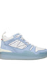 Moncler White Leather High Top Sneakers