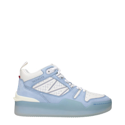 Μποτάκια Moncler Blue Leather High Top