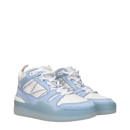Μποτάκια Moncler Blue Leather High Top