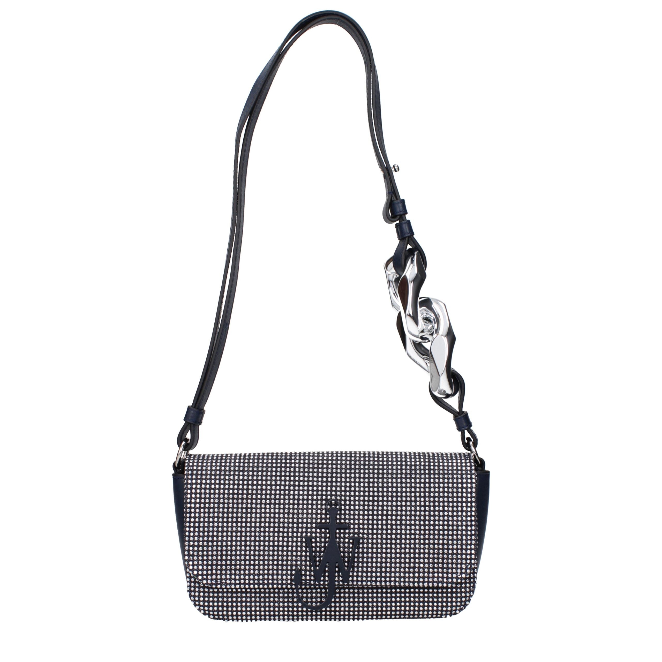 Jw Anderson Γυναικεία Τσάντα Ώμου Blue Fabric
