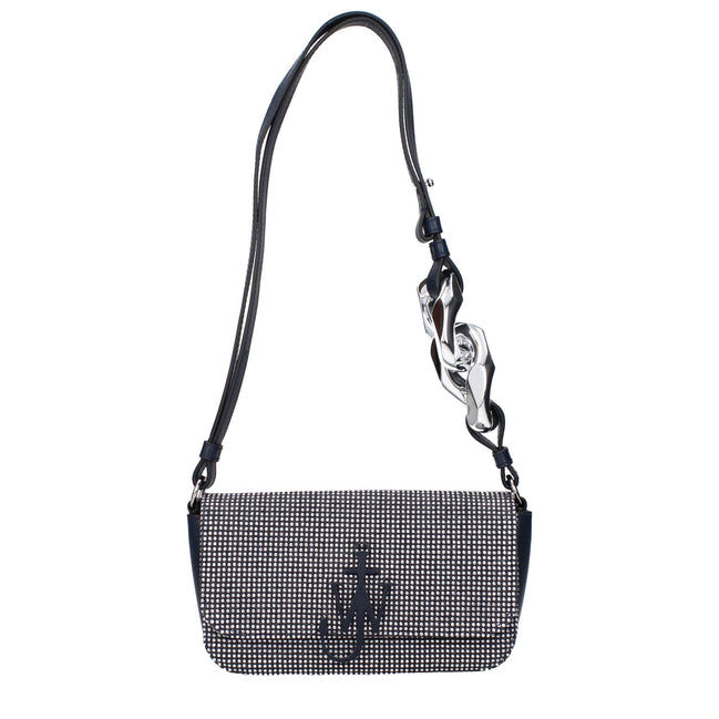Jw Anderson Γυναικεία Τσάντα Ώμου Blue Fabric