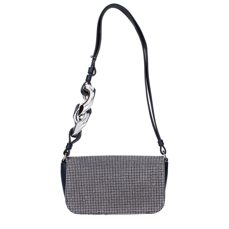 Jw Anderson Γυναικεία Τσάντα Ώμου Blue Fabric